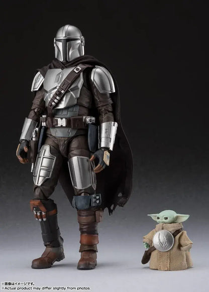TAMASHII NATIONS Mandalorian and Grogu Action Figure 5.9in