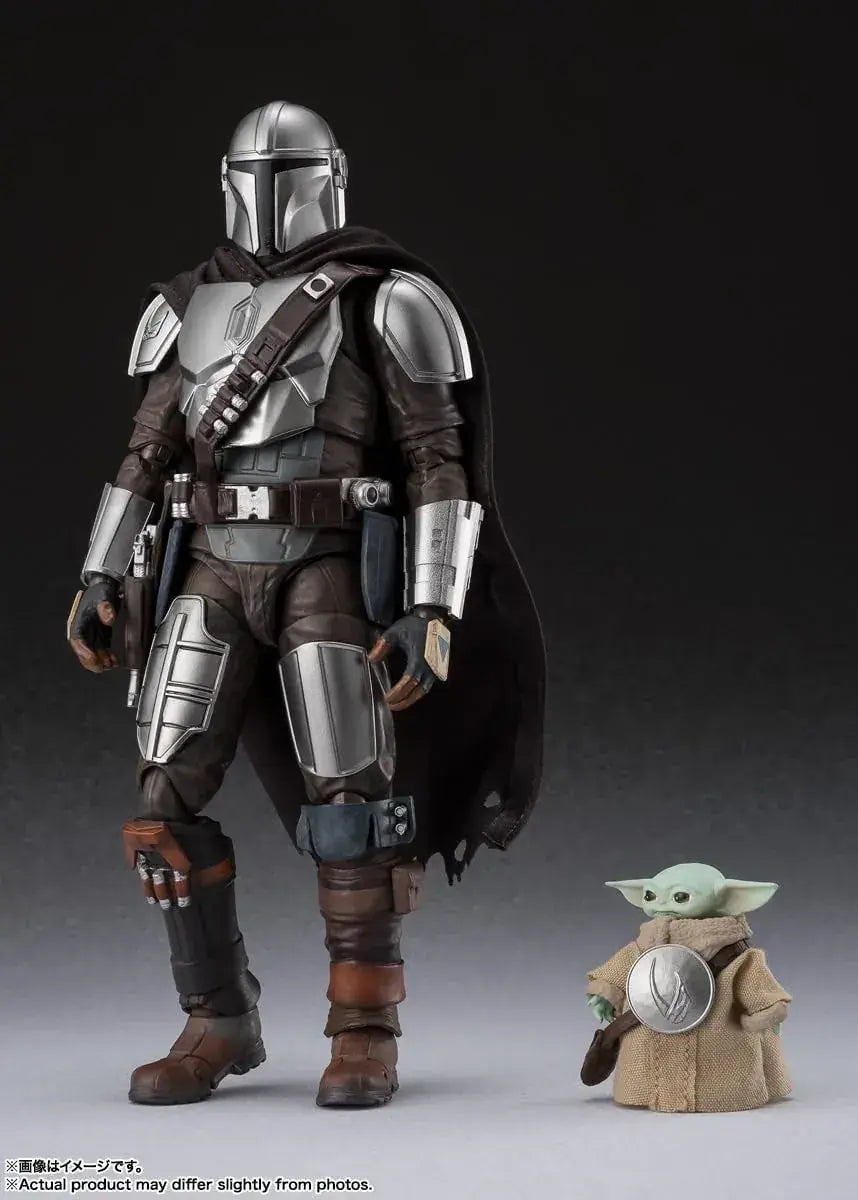 TAMASHII NATIONS Mandalorian and Grogu Action Figure 5.9in