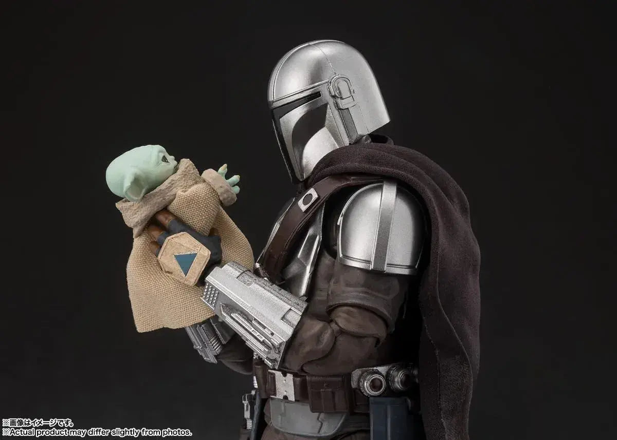 TAMASHII NATIONS Mandalorian and Grogu Action Figure 5.9in