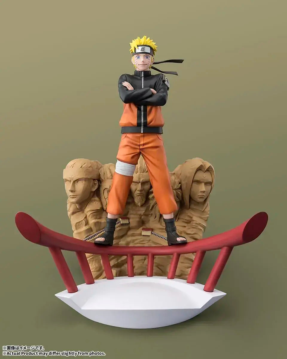 Tamashii Nations Naruto Shippuden Uzumaki Naruto Figure PVC ABS