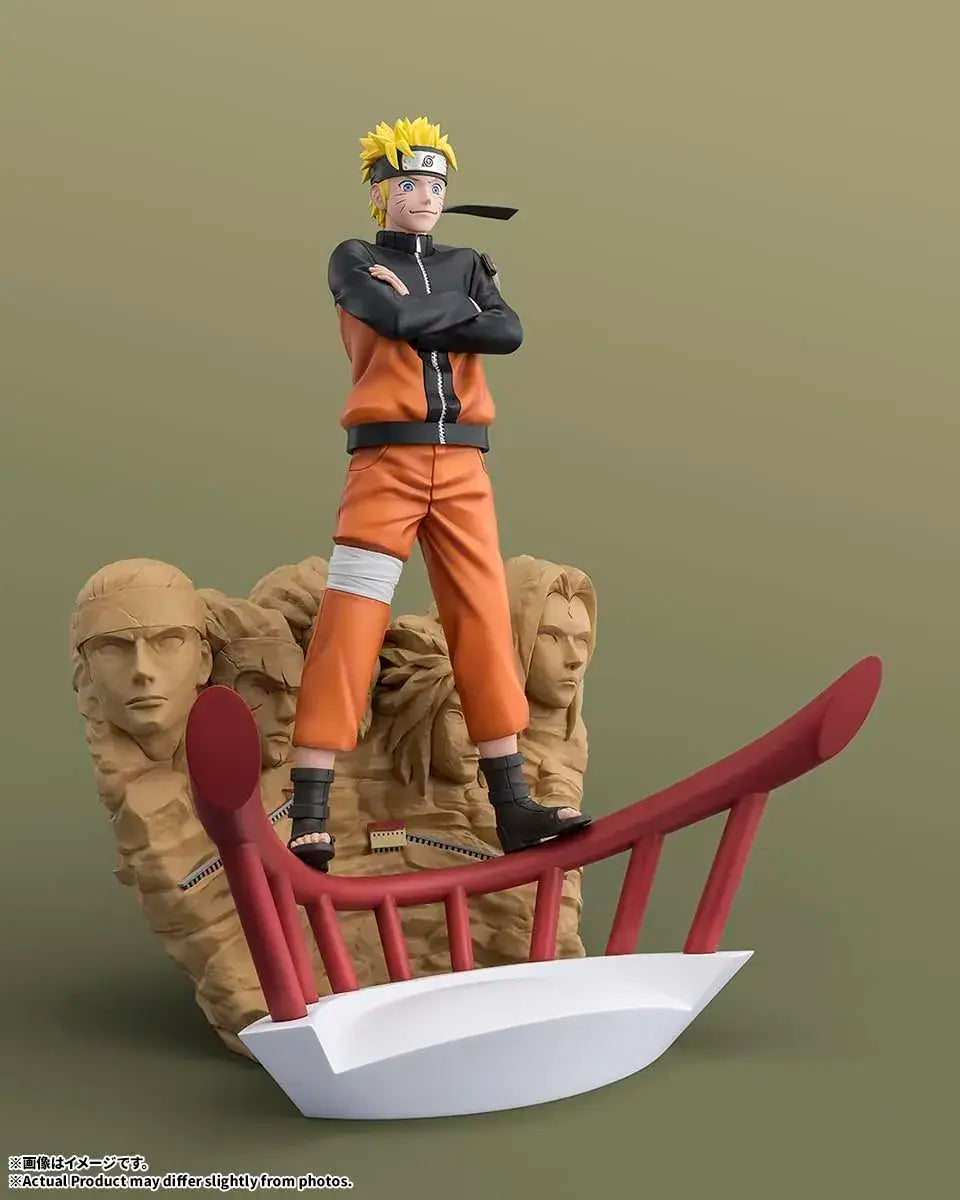 Tamashii Nations Naruto Shippuden Uzumaki Naruto Figure PVC ABS