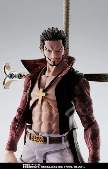 Tamashii Nations One Piece Dracule Mihawk Figure 6.5 in