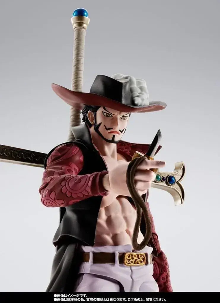 Tamashii Nations One Piece Dracule Mihawk Figure 6.5 in