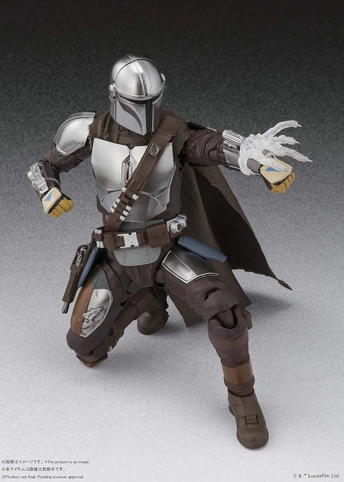 Tamashii Nations S.H. Figuarts Star Wars Mandalorian Beskar Armor Figure 6in