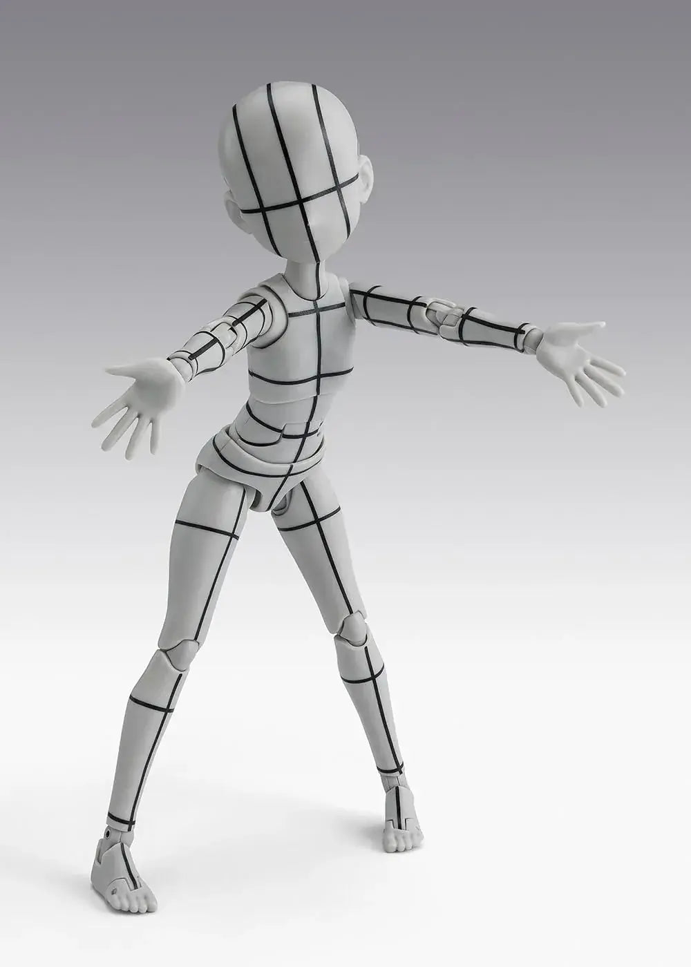 TAMASHII NATIONS SH Figuarts Body Chan Gray Wire Frame
