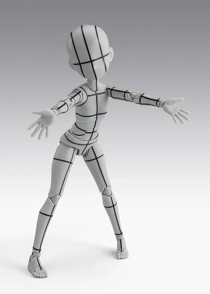 TAMASHII NATIONS SH Figuarts Body Chan Gray Wire Frame
