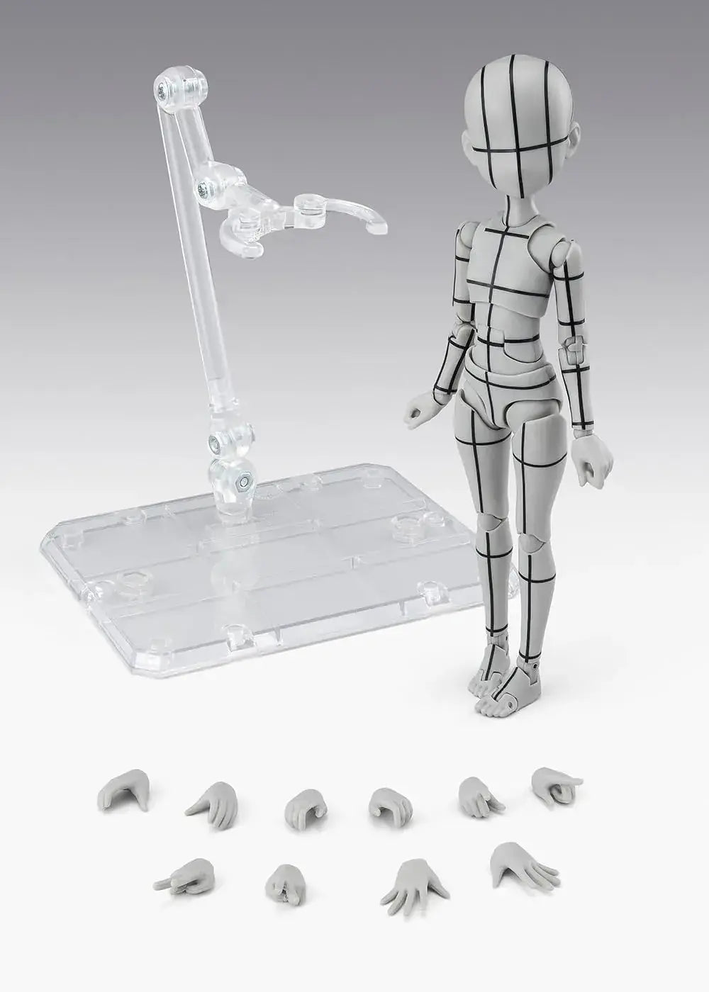 TAMASHII NATIONS SH Figuarts Body Chan Gray Wire Frame

