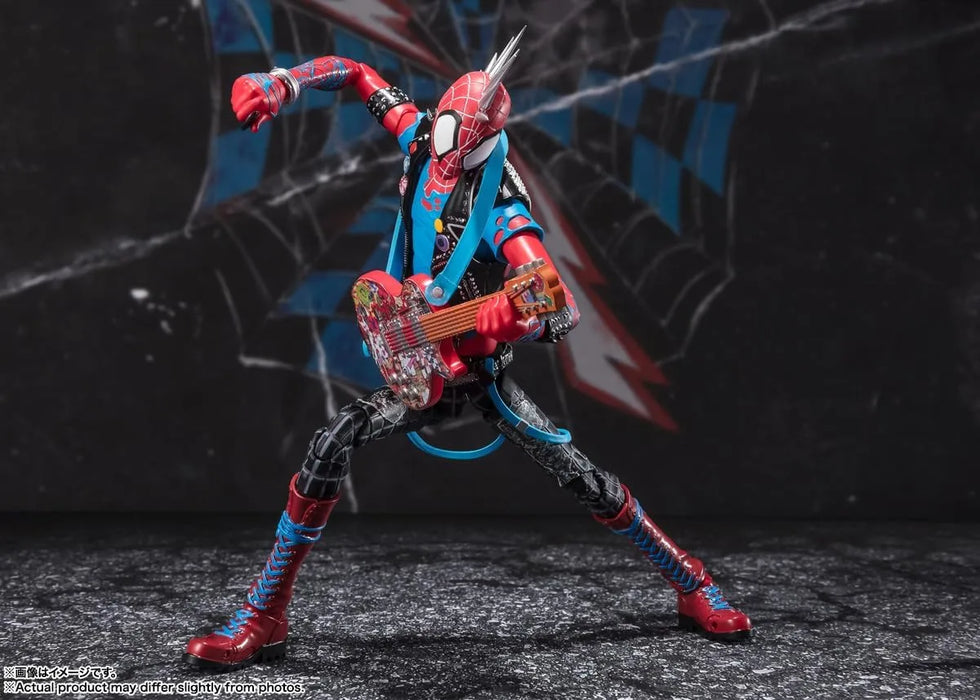 Tamashii Nations Spider-Punk Figure 6.9 Inch PVC ABS Pre-painted