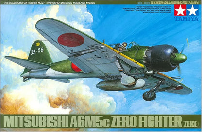Tamiya A6M5c Zero Fighter 148 Plastic Model Kit