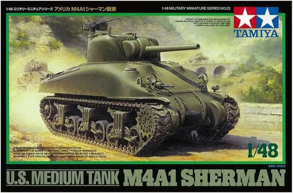 Tamiya M4A1 Sherman Tank Plastic Model Kit