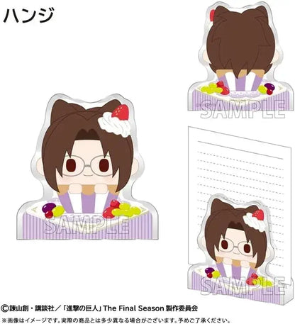 Tapioca Attack on Titan Hanji Acrylic Memo Stand Figure