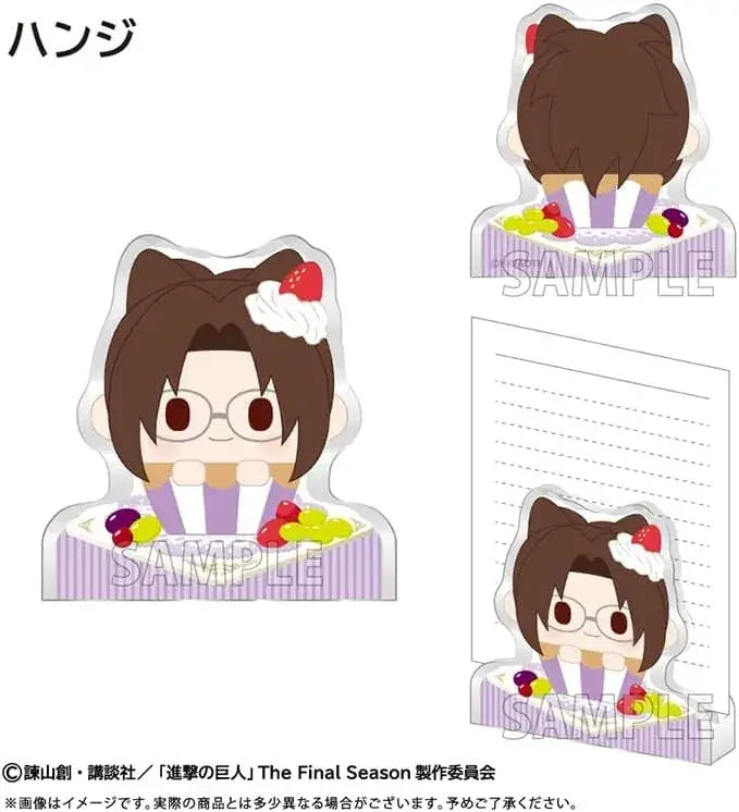 Tapioca Attack on Titan Hanji Acrylic Memo Stand Figure