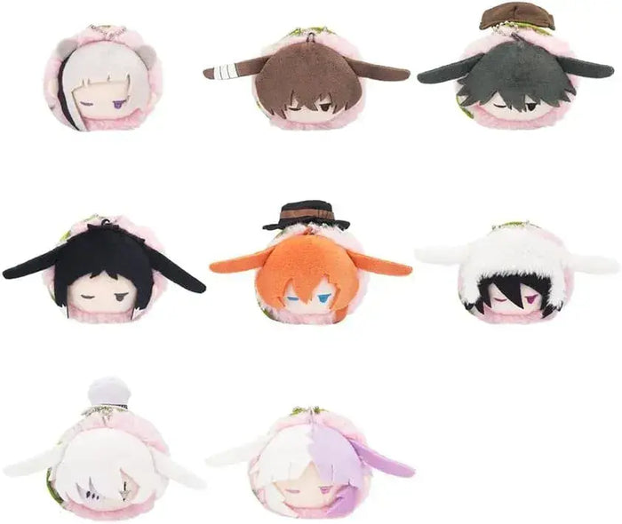 Tapioca Bungo Stray Dogs Haru Rabbit Sleeping Face Mascot 8 Pack