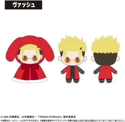 Tapioca TRIGUN STARGAZE Vash Cape Tapo Plush Keychain