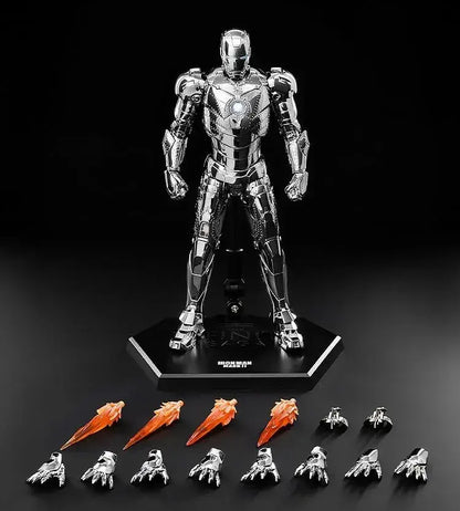 Threezero Iron Man Mark 2 Chrome Edition 1 12 Scale Figure