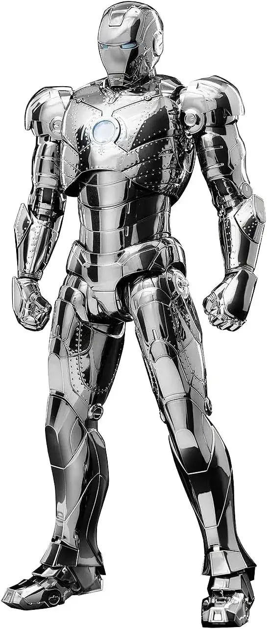 Threezero Iron Man Mark 2 Chrome Edition 1 12 Scale Figure