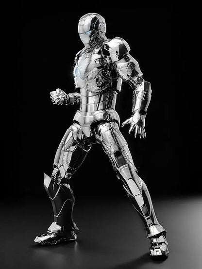 Threezero Iron Man Mark 2 Chrome Edition 1 12 Scale Figure