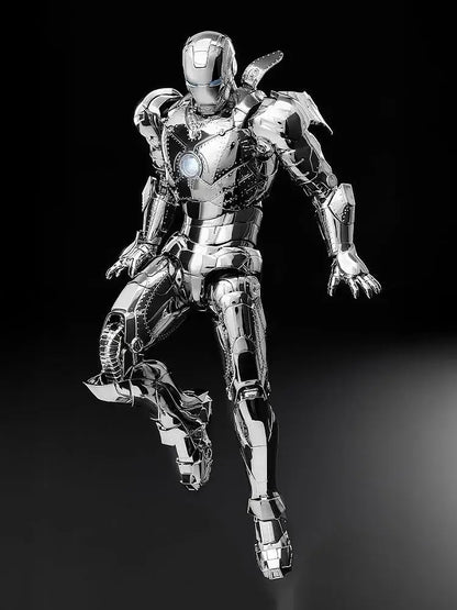 Threezero Iron Man Mark 2 Chrome Edition 1 12 Scale Figure