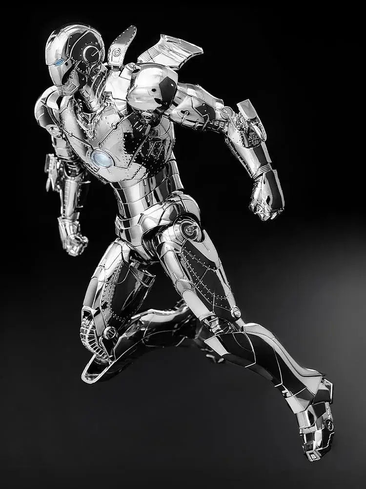 Threezero Iron Man Mark 2 Chrome Edition 1 12 Scale Figure