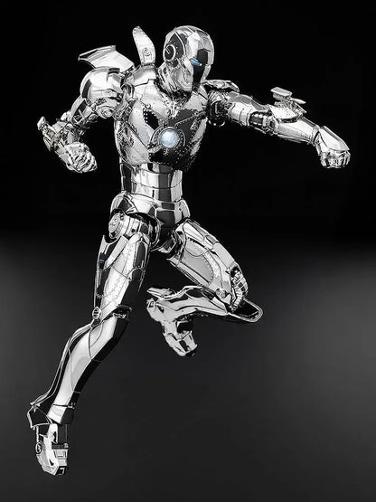 Threezero Iron Man Mark 2 Chrome Edition 1 12 Scale Figure