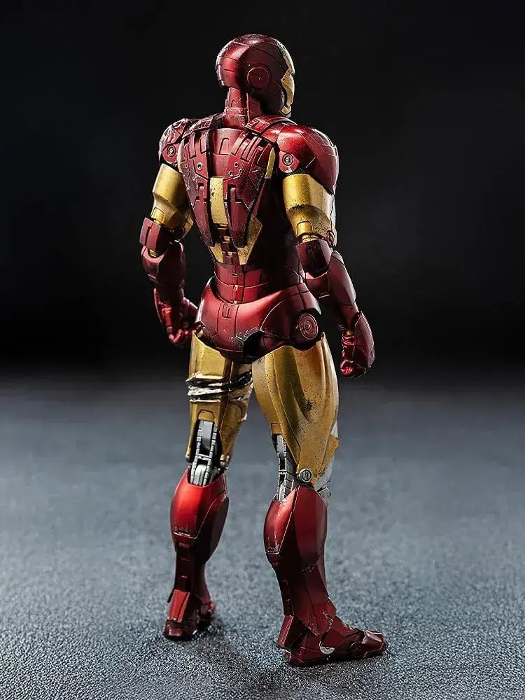 threezero Iron Man Mark 6 Battle Damaged Figure ABS PVC