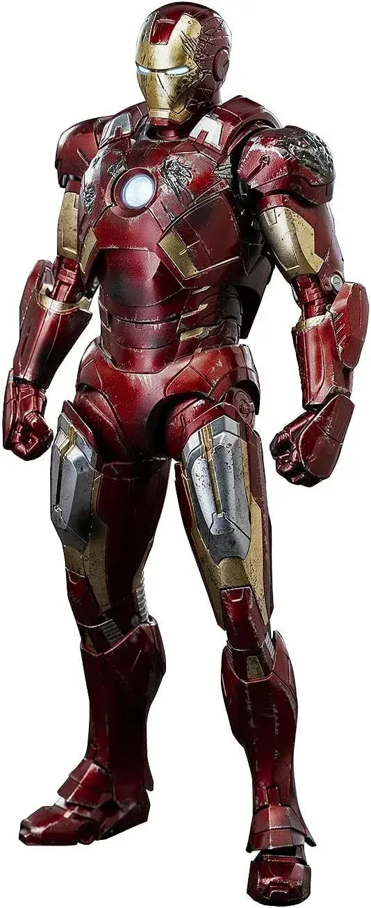 threezero Marvel Iron Man Mark 7 Battle Damage Scale Figure