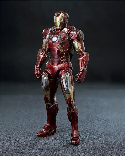 threezero Marvel Iron Man Mark 7 Battle Damage Scale Figure