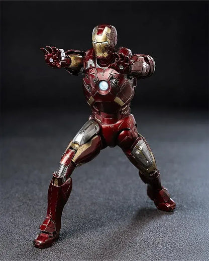 threezero Marvel Iron Man Mark 7 Battle Damage Scale Figure