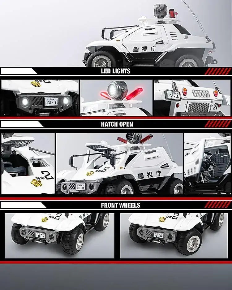 Threezero Mobile Police Patrol Robot Type 98 Command Car Model