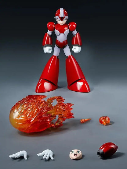 Threezero Rockman X Rising Fire Action Figure Painted Metal