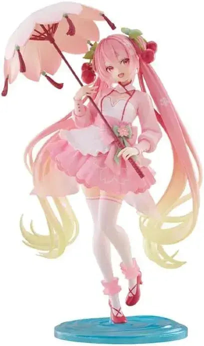 Thunder Tech Sakura Miku AMP Figure Sakura Dress Version