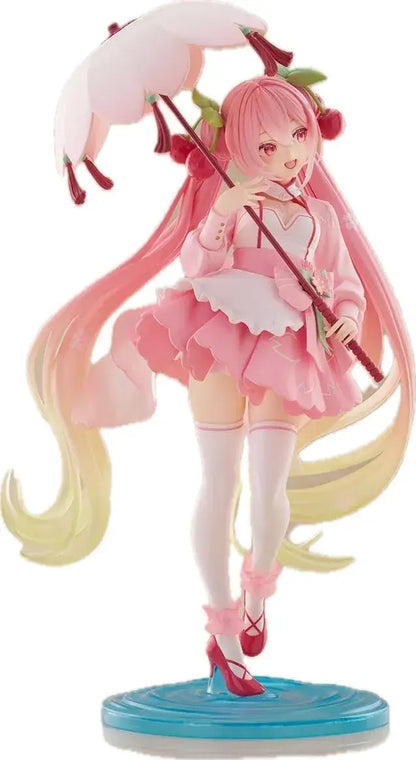 Thunder Tech Sakura Miku AMP Figure Sakura Dress Version