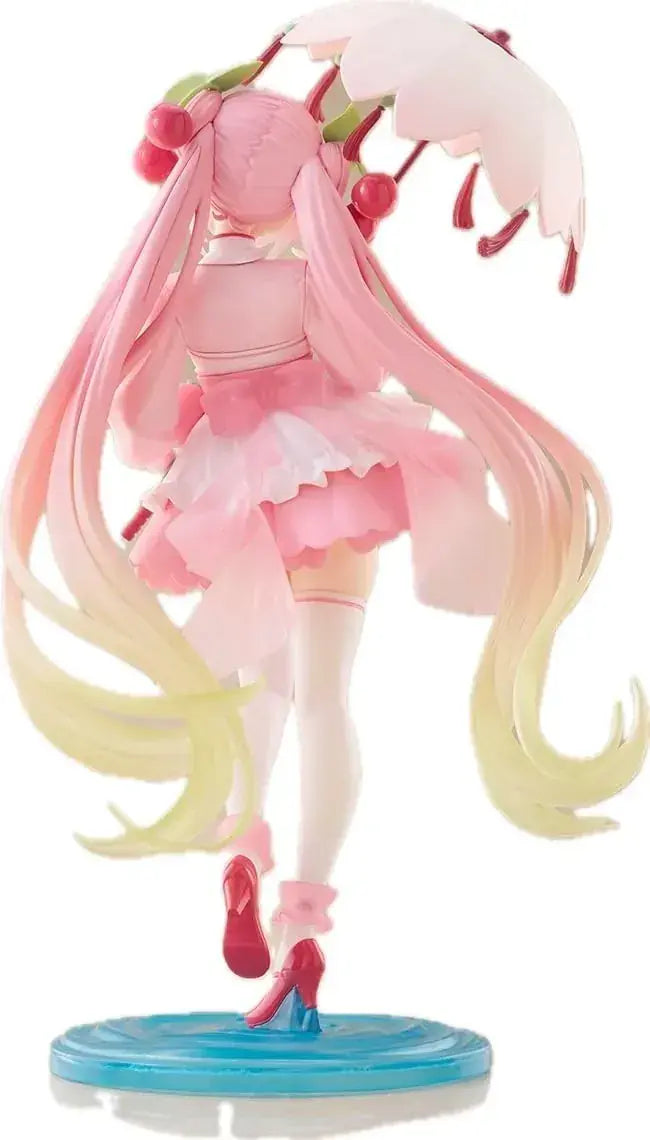 Thunder Tech Sakura Miku AMP Figure Sakura Dress Version
