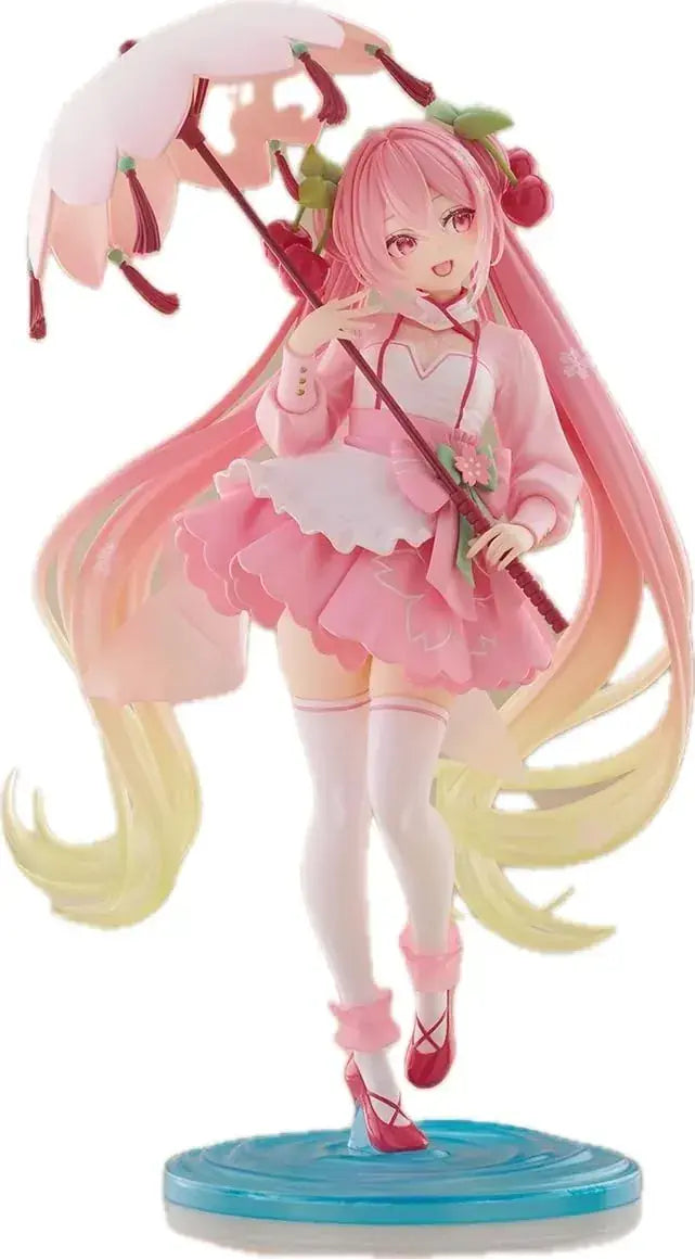 Thunder Tech Sakura Miku AMP Figure Sakura Dress Version