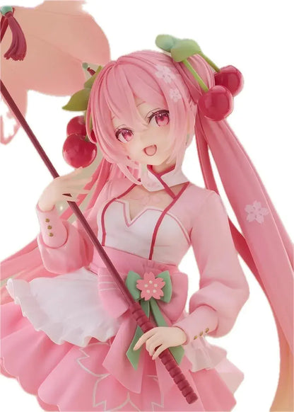 Thunder Tech Sakura Miku AMP Figure Sakura Dress Version