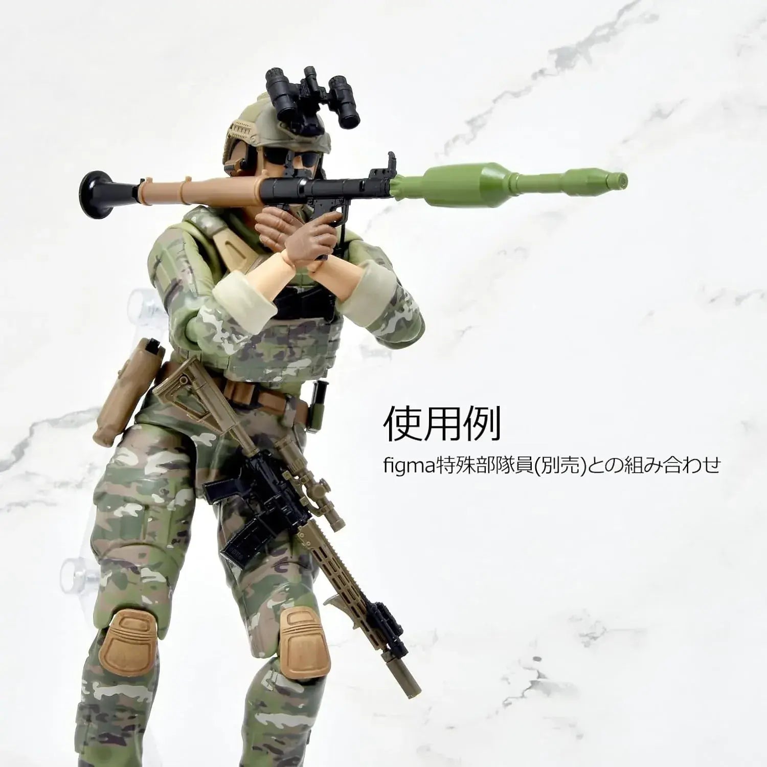Tomytec Little Armory RPG7V2 Unpainted Assembly Kit