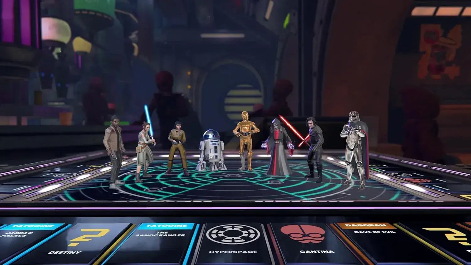 Ubisoft Monopoly Star Wars Heroes vs Villains Board Game