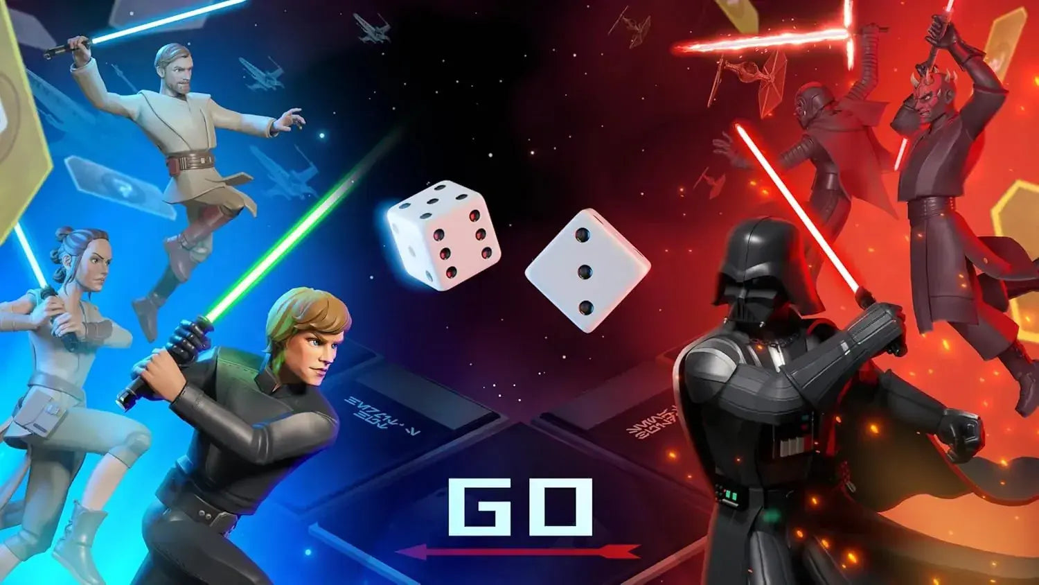Ubisoft Monopoly Star Wars Heroes vs Villains Board Game