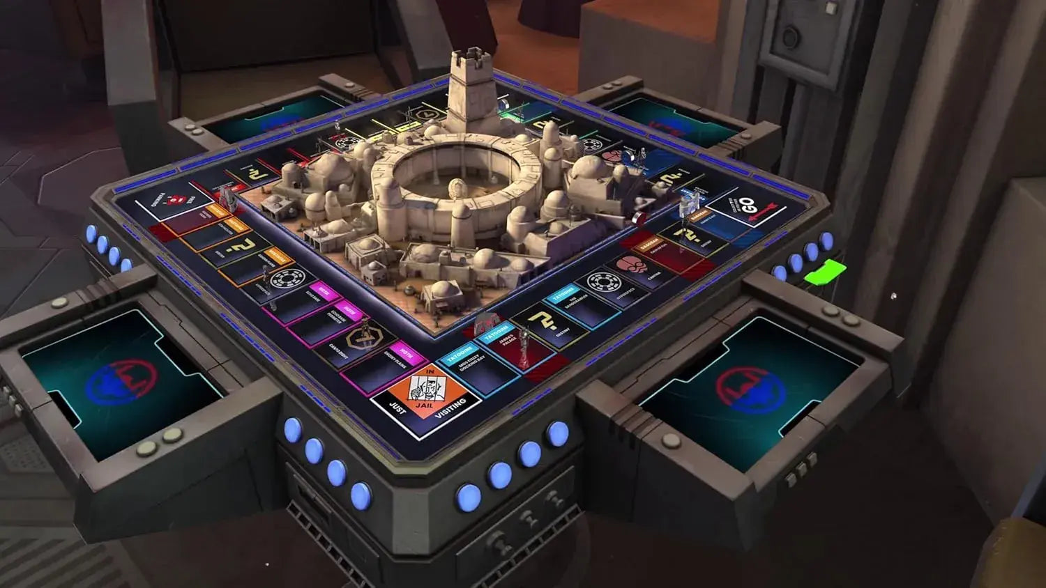 Ubisoft Monopoly Star Wars Heroes vs Villains Board Game