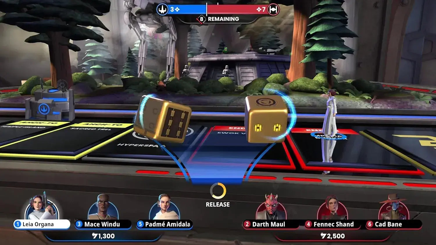 Ubisoft Monopoly Star Wars Heroes vs Villains Board Game