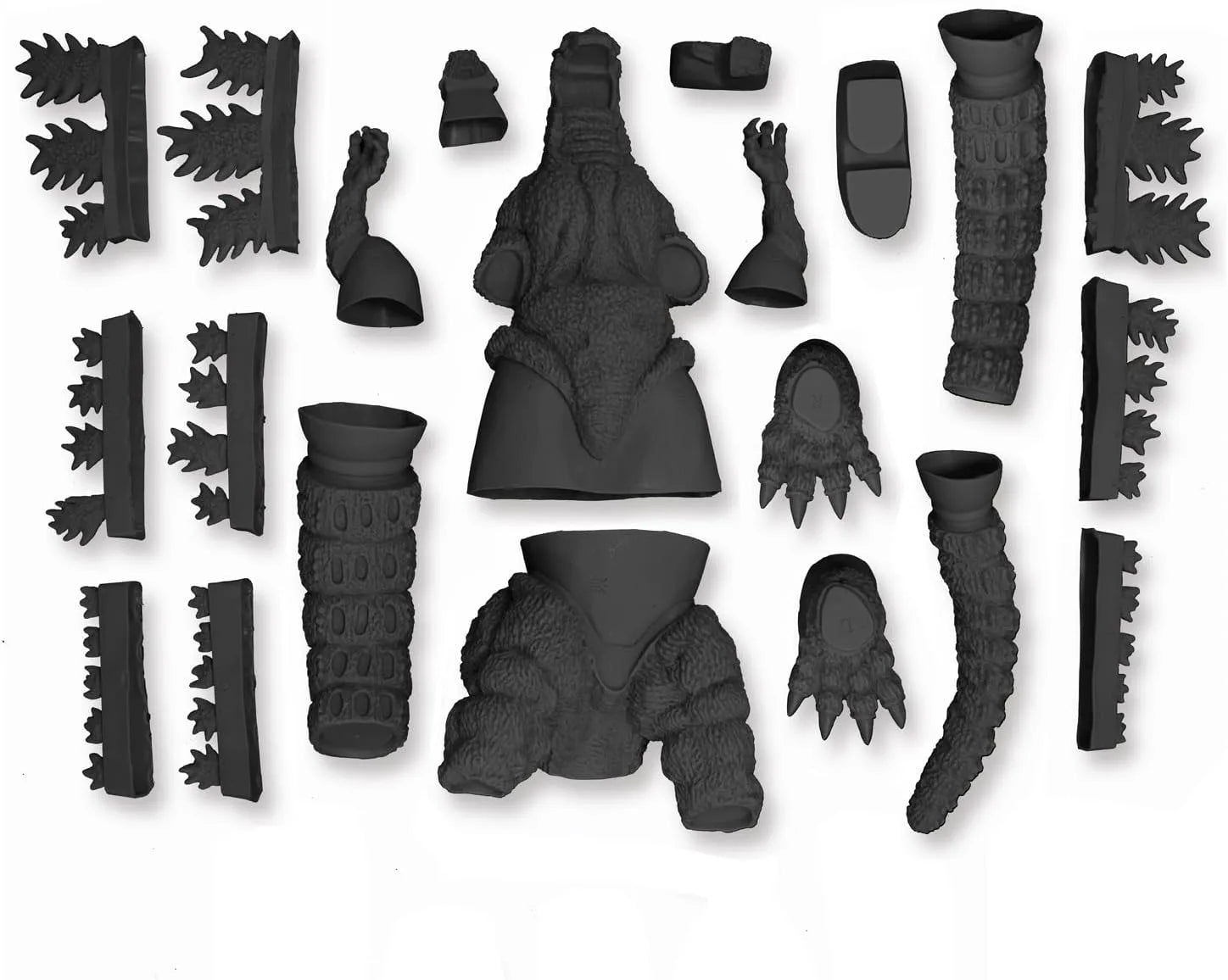 Union Creative Godzilla 1992 Middle Sofubi Kit Soft Vinyl Unpainted