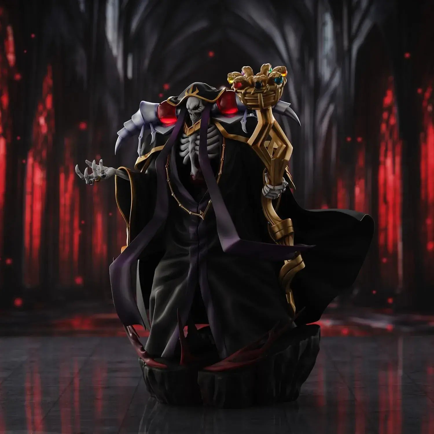 Union Creative Overlord Ainz Wool Gown Assembled Figure PVC ABS