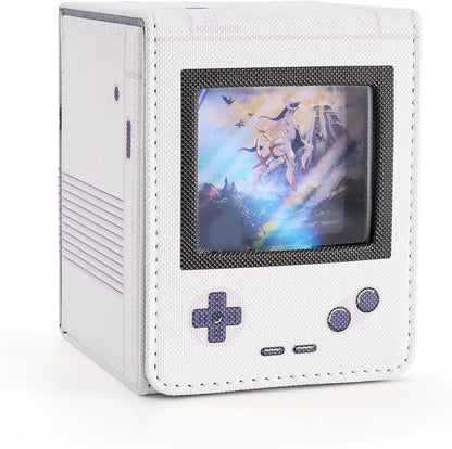 Venssu Collectible Card Case Deck Box Game Card Holder - White - 729767708584
