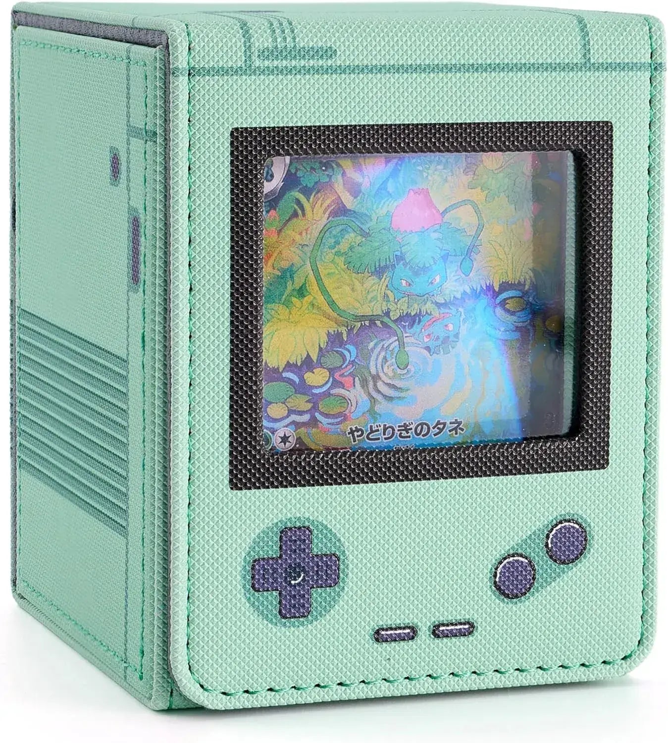 Venssu Collectible Card Case Deck Box Game Card Holder - Green - 729767708614