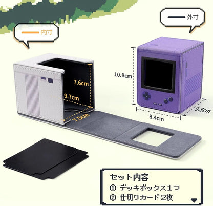 Venssu Collectible Card Case Deck Box Game Card Holder
