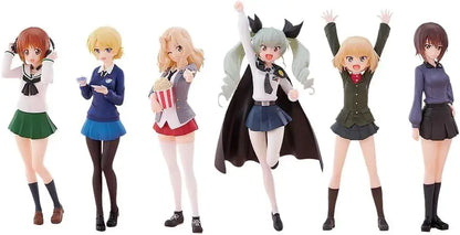 Vision Girls Und Panzer Set of 6 Plastic Figures