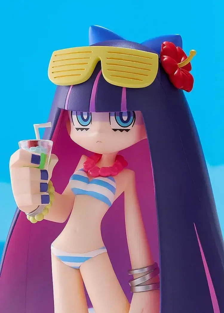 Wave Panty and Stocking with Garterbelt Beach Queens PVC