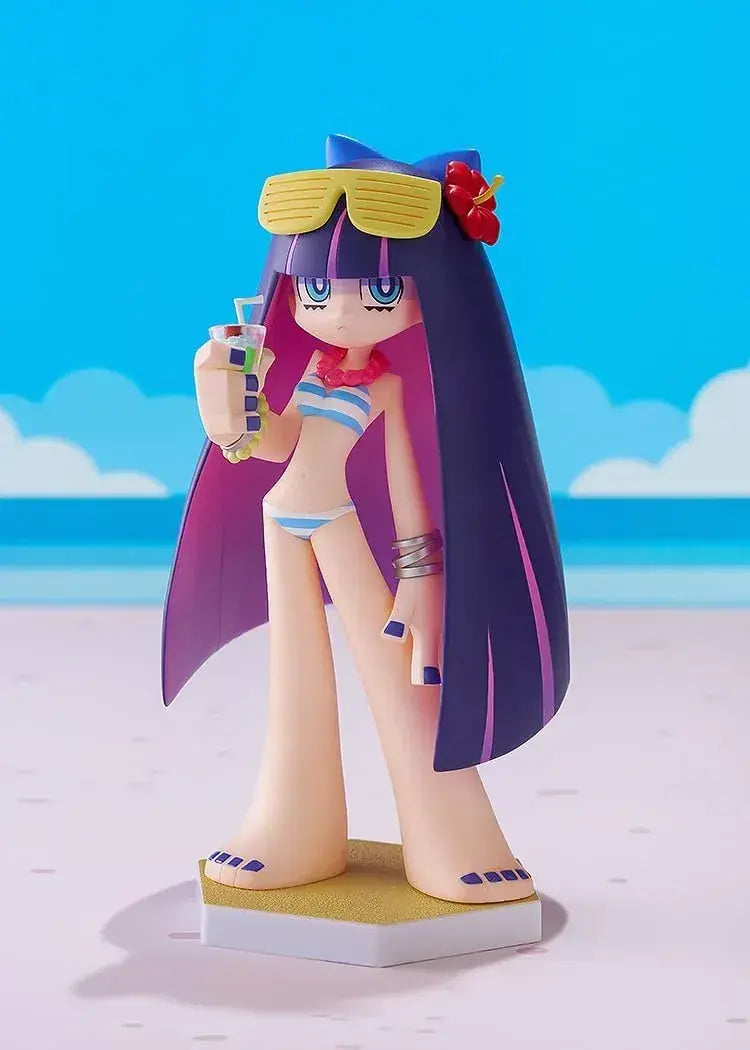Wave Panty and Stocking with Garterbelt Beach Queens PVC