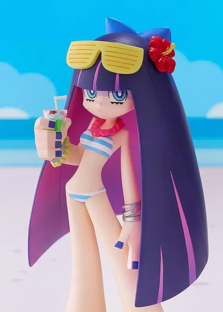 Wave Panty and Stocking with Garterbelt Beach Queens PVC