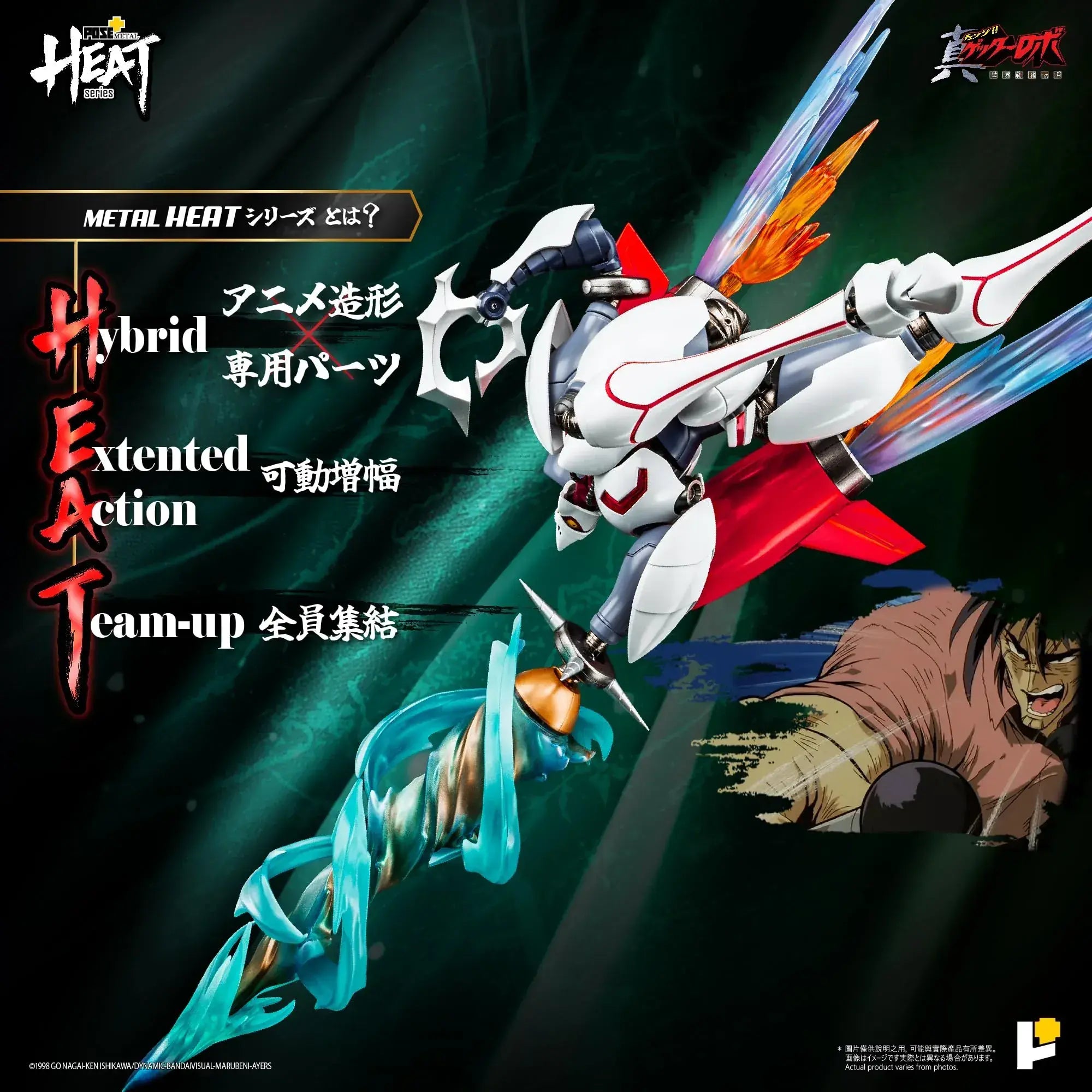 Winelot Limited Mazinger Getter 2 Diecast Action Figure